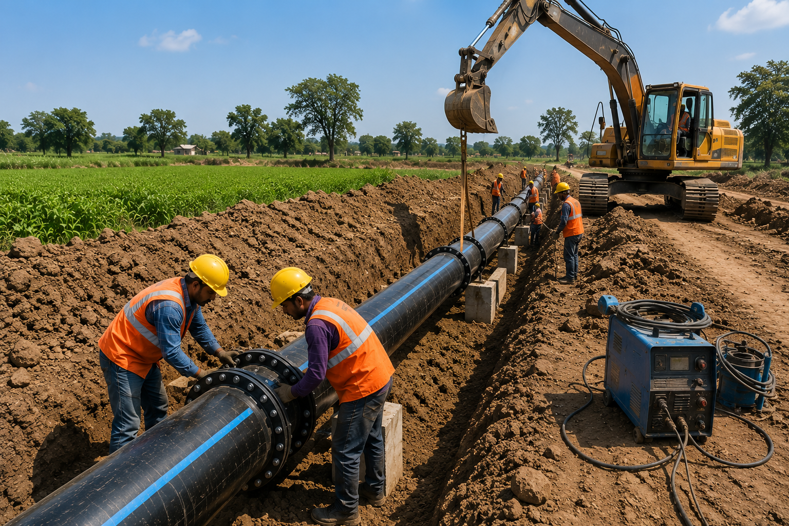 Irrigation Pipeline Layout